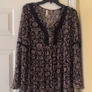 Floral Long Sleeve maxi dress